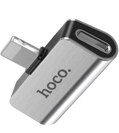 Adapter Hoco LS24 Lightning 2 in 1 (charging + headphones) (Discounted) (Categor..
